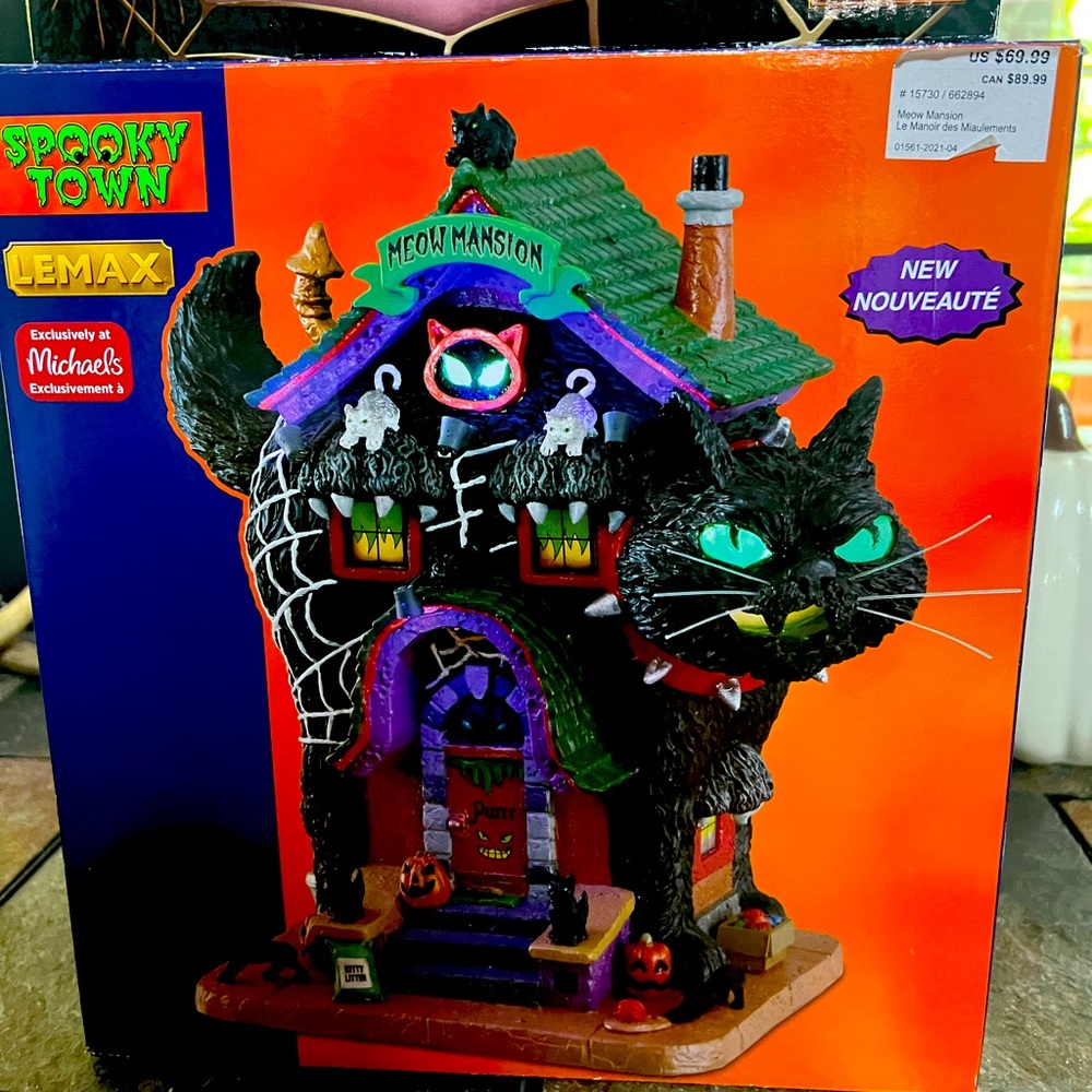 3 Lemax Spooky Town and 2 are exclusively to Michaels